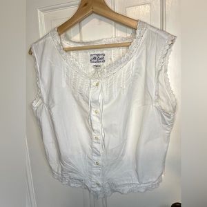 90s Vintage Romantic Cottagecore Blouse